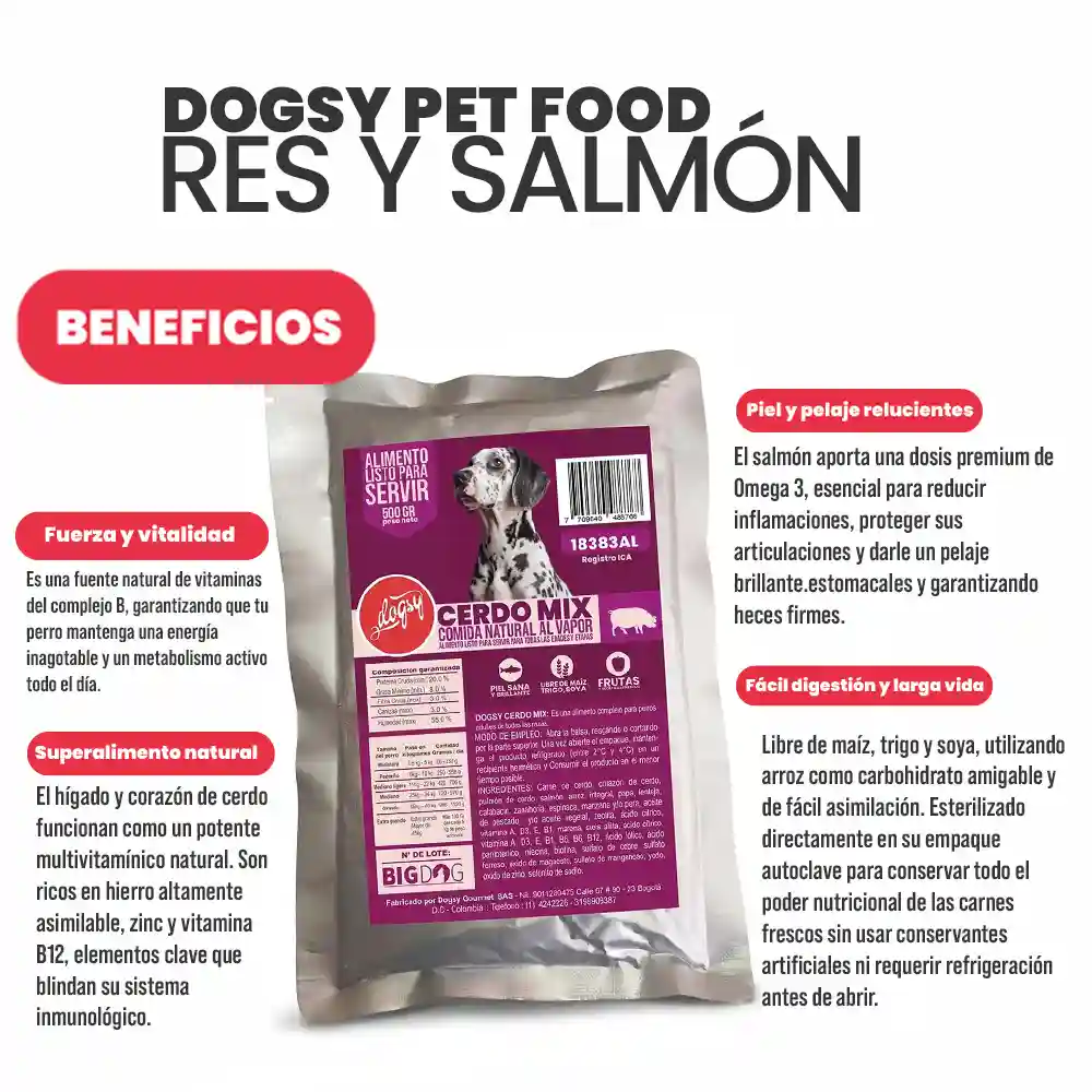 🎁 Prueba Dogsy Larga Vida Gratis: 2 Bolsas de 500 Gramos, Listas Para Servir